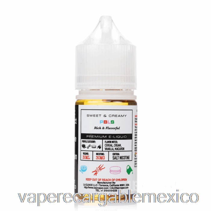 Vape Recargable Pbls - Serie Sales Bsx - 30ml 30mg